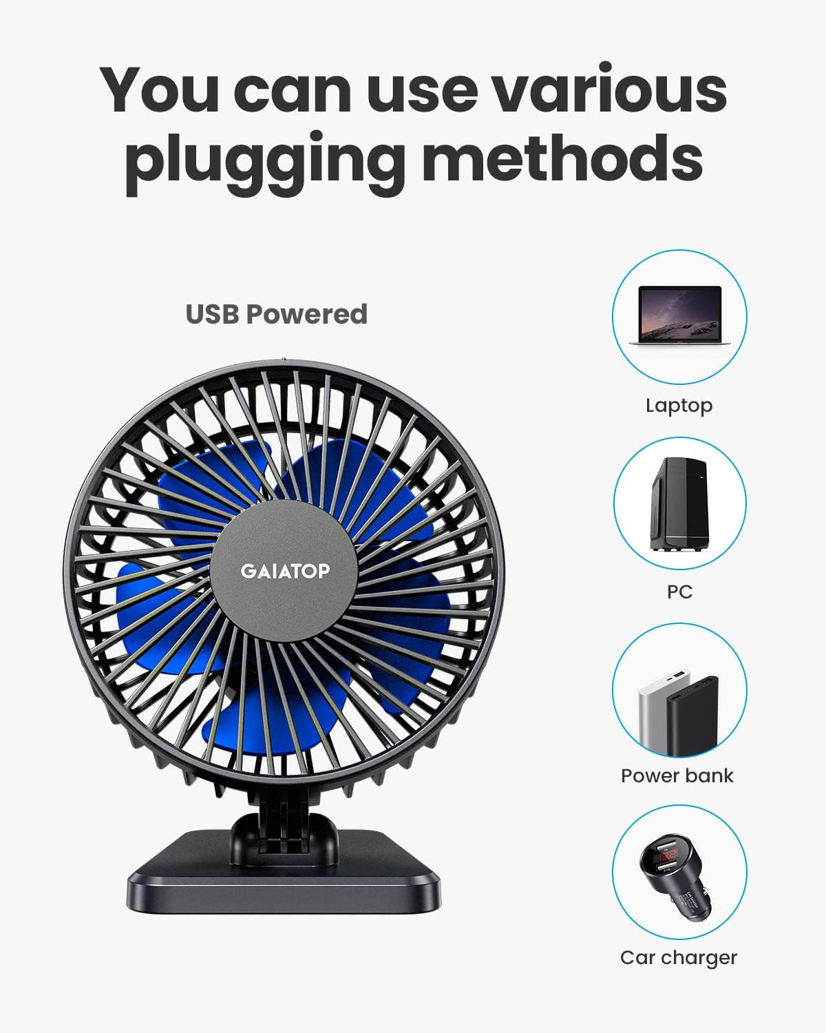 جاياتوب مروحة مكتب USB